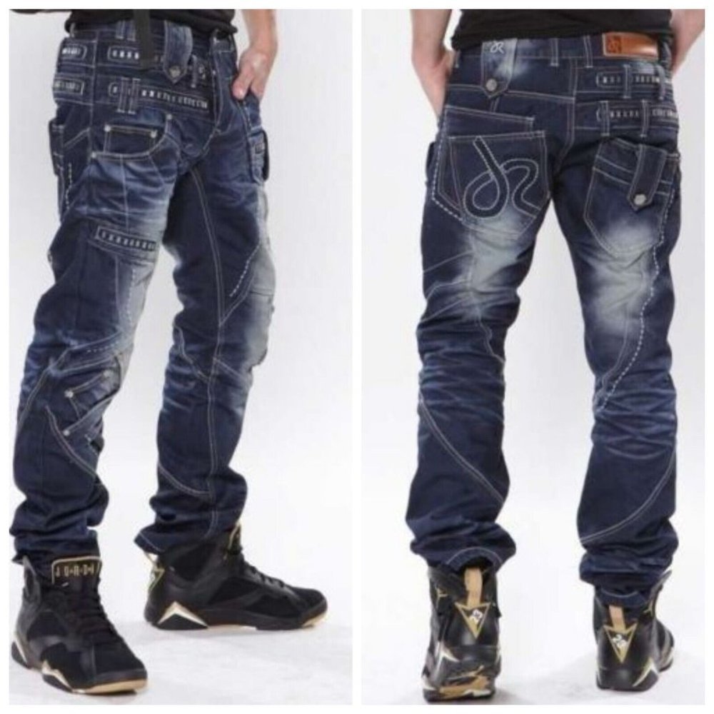 Men's J-RAG JR3141 Limited Edition Blue Wash Button-Up Denim Jeans Size 30x30
